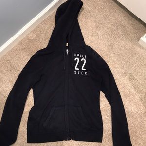 Hollister 22 zip-up hoodie.